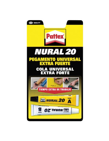 Nural- 20  Blanco Transparente (Juego 2 Tubos...