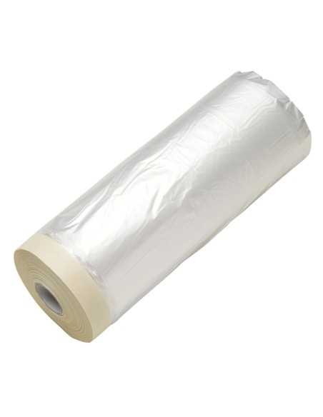 Cinta pintor carrocero WOLFPACK con film 140cm rollo 20mt 14061055