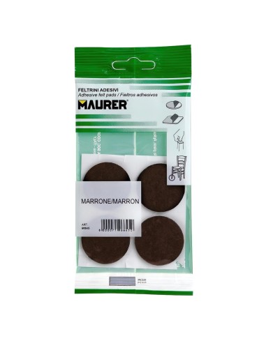 Fieltro Adhesivo Ø 35 mm. (Blister  4 Piezas)...