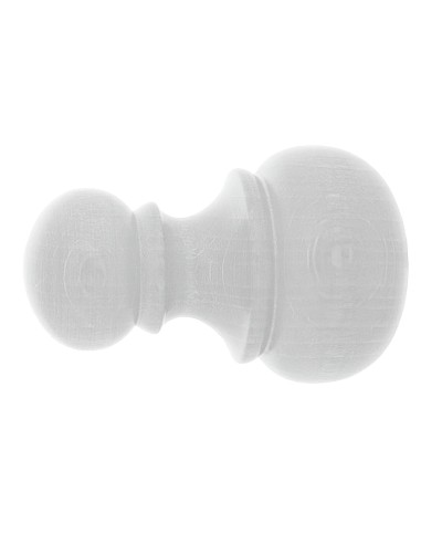 Terminal Madera "Chyc" 20x68 mm. Blanco