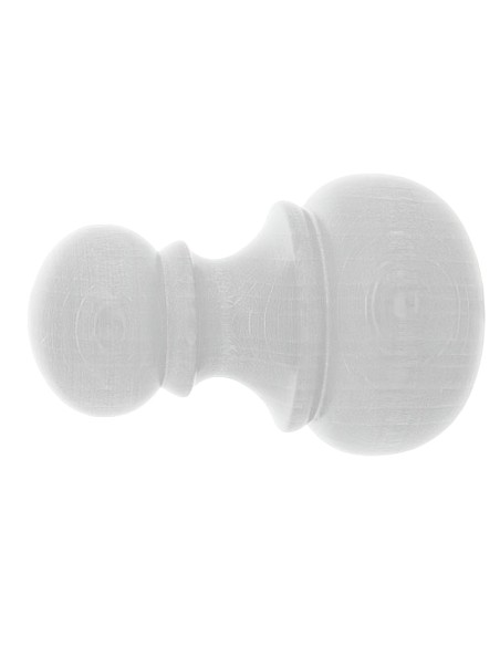 Terminal Madera "Chyc" 20x68 mm. Blanco