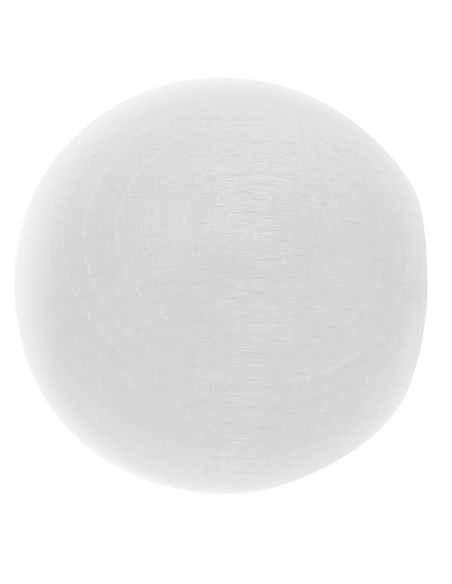 Terminal Madera Esfera 20x40 mm. Blanco