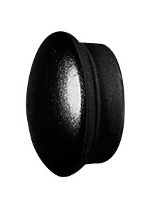 Terminal Forja Tapon Ø 20 mm. Negro    Juego 2 Piezas