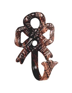 Alzapaños Forja Lazo Negro / Cobre    Juego 2 Pieza