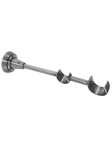 Soporte Zirconio Doble 28-20 mm. Niquel Mate