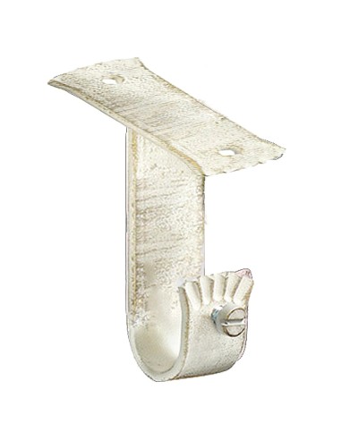 Soporte Techo Forja Ø 20 mm. Marfil / Oro...