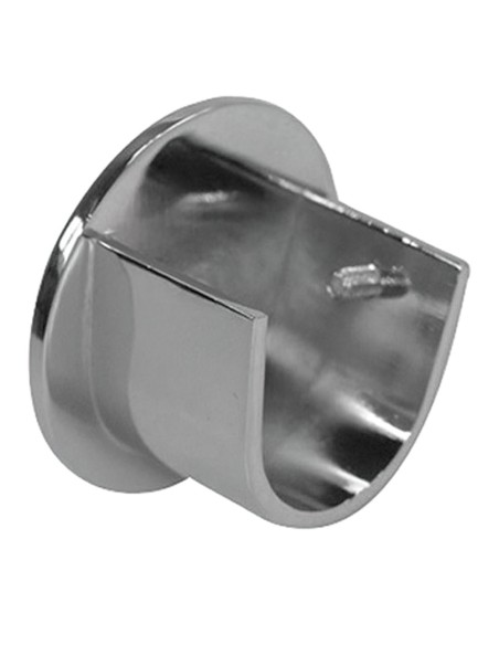 Soporte Zirconio Lateral 28 mm. Niquel Mate (2 Piezas)