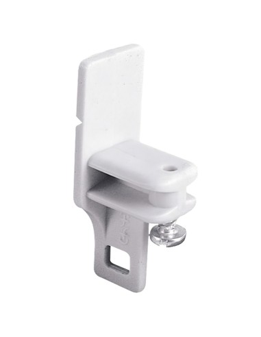 Tope Final Para Riel Aluminio Blanco (Caja 50...