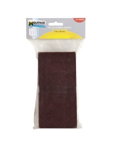Fieltro Adhesivo 1m. x 85 mm. Blister Marrón