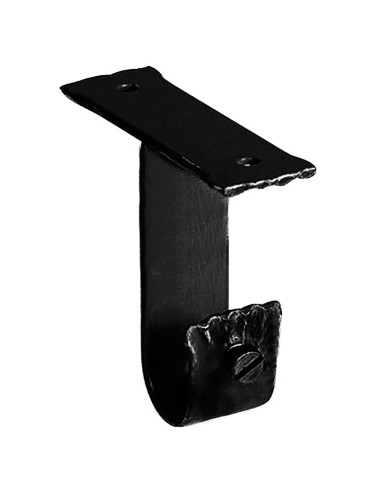 Soporte Techo Forja Ø 28 mm. Negro Juego 2 Piezas