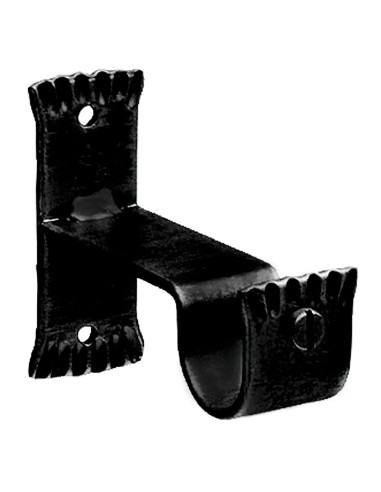 Soporte Central Forja Ø 28 mm. Negro Juego 2...