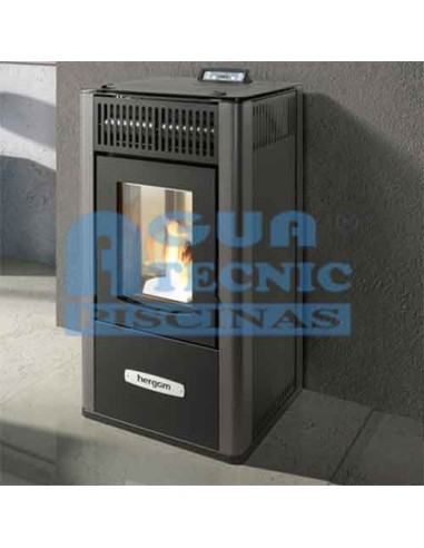 Estufa pellet HERGOM Adda 10 kw inox       (Descatalogado)