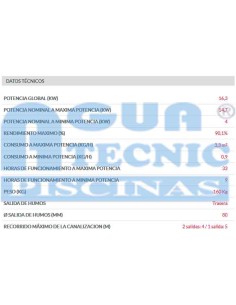 Estufa pellet HERGOM Adda 10 kw inox       (Descatalogado) 2