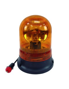 Baliza Rotatoria Magnetica / Atornillable 18 cm. Ambar