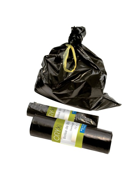 Bolsa Basura Grande 100 litros 72x110 cm. Rollo 10 Unidades