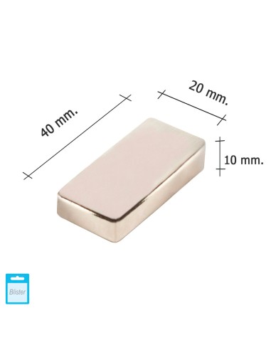 Iman Wolfpack Neodimio Rectangular 40x20x10 mm....