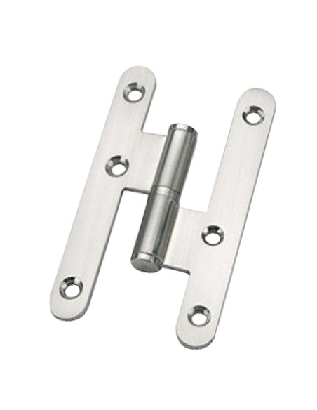 Pernio ORYX niquel canto redondo sin remate 100mm derecha 03035030