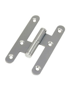 Pernio Inox Canto Redondo Sin Remate 100 mm. Derecha