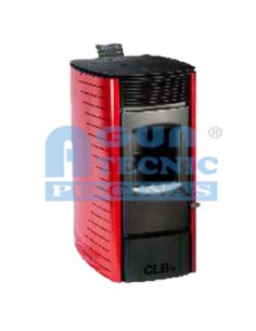 CLB Estufa E10 9.5 kw roja