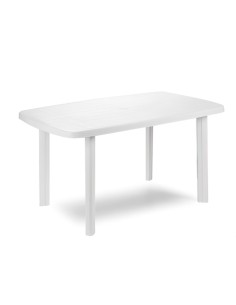 Mesa Resina Blanca 140x  90 cm.