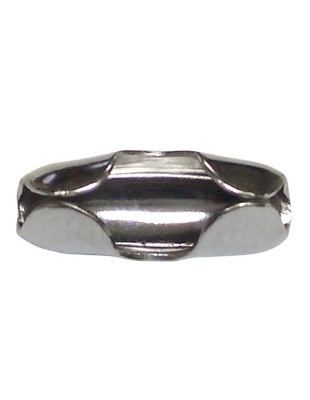 Enganche Cadena Bolas Unión Latón Cromado 3,2 mm. (Caja de 100 unidades)