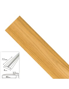 Tapajuntas Adhesivo Para Moquetas Metal Roble   82,0 cm.