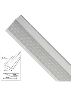 Tapajuntas Adhesivo Para Ceramica Metal Plata   82,0 cm.