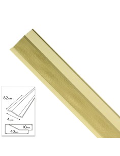 Tapajuntas Adhesivo Para Ceramica Metal Oro   82,0 cm.