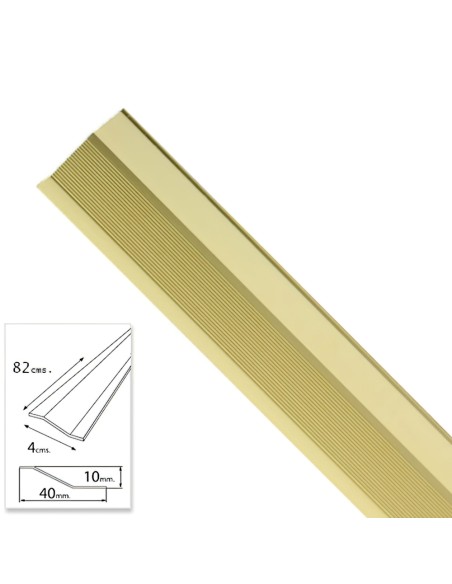 Tapajuntas Adhesivo Para Ceramica Metal Oro   82,0 cm.