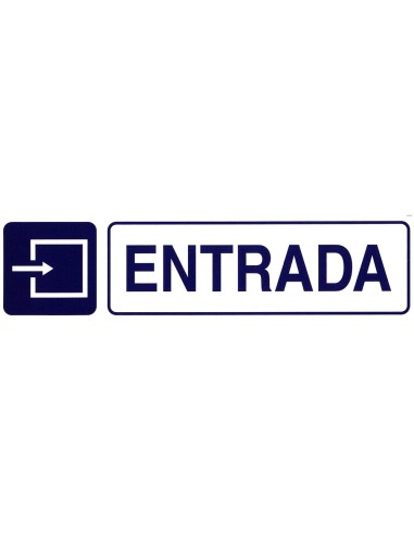 Rotulo Adhesivo 250x63 mm. Entrada