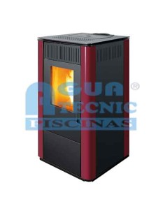 Estufa pellet HERGOM Adda   8 kw burdeos (Descatalogado)
