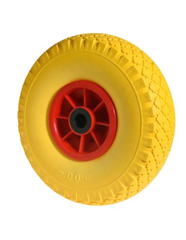 Rueda carretilla almacen WOLFPACK maciza llanta...
