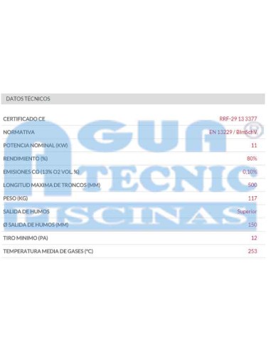 Chimenea HERGOM HGB-70 2026010