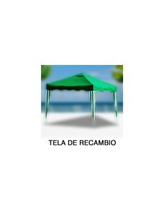 Tela Recambio Para Pergola Plegable Verde
