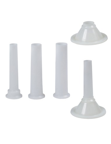 Juego Embudos Plastico Para Maquina Picar Carne...