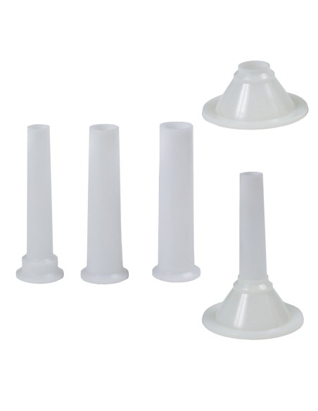 Juego Embudos Plastico Para Maquina Picar Carne Nº 10/12 (4 Piezas)