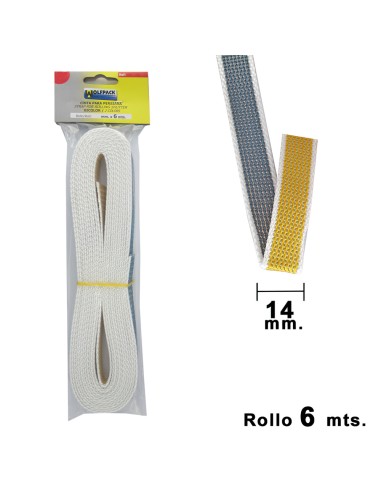 Cinta Persiana Wolfpack Bicolor 14 mm. Rollo 6...