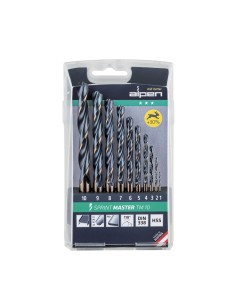 Estuche Brocas Alpen Hss Sprint Master  10 Piezas