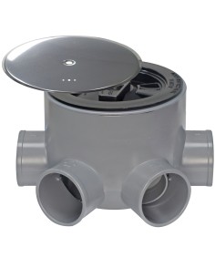 Bote Sifonico PVC T 85 A 110  50-40 Altura 85 mm. Con...