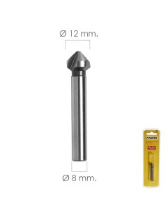 Fresa Vaciadora HSS Ø 12 mm. Para Taladro / Fresadora