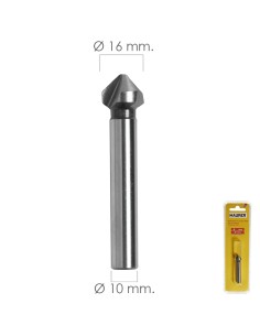 Fresa Vaciadora HSS Ø 16 mm. Para Taladro / Fresadora