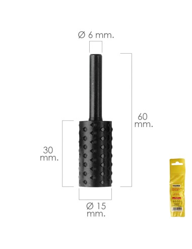 Fresa Rotativa Para Madera Cilindrica Ø 15 mm....