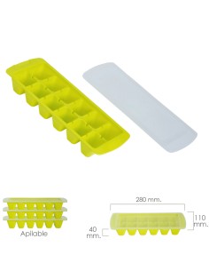 Cubitera Hielo Con Tapa 12 Cubitos