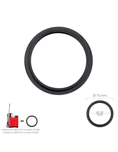 Junta Goma Para Sulfatadora Platico  Papillón...