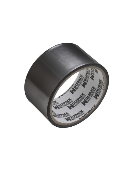 Cinta Adhesiva Aluminio Negra 48 mm. x  10 m. 66 micras