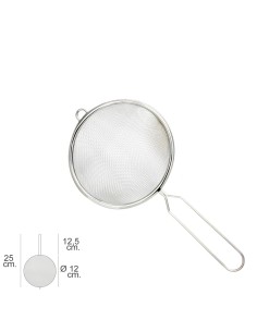 Colador Acero Inoxidable Basic Ø 12 x 25 (Alt.) cm.
