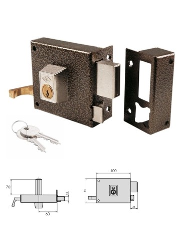 Cerradura CVL 7125AR / 100 / Hierro Esmaltado...