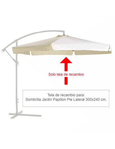 Tela Recambio Para Sombrilla Papillon Pie...