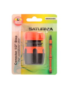 Conector Manguera Soft-Touch 1/2 Con Stop