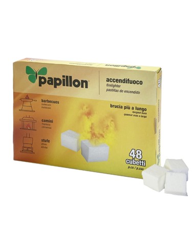 Pastillas enciendefuego PAPILLON 48und 08130260